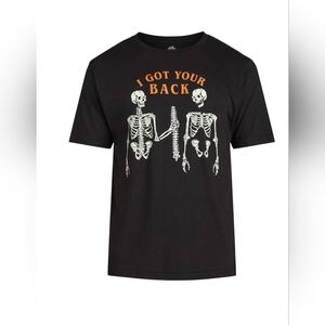 Men's Size L (42-44) Halloween Graphic Tee w/Short Sleeves NWT Back Breaker